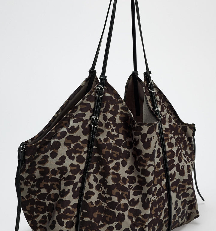 Moudda ZARA - Sac shopper satin léopard - Tunisie 5
