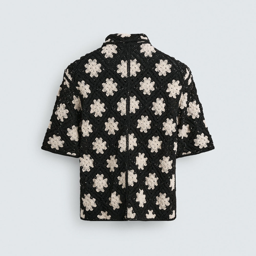 Moudda ZARA - Chemise Crochet - Fleurs B&E (Coucher de Soleil Yacht) - Tunisie 2