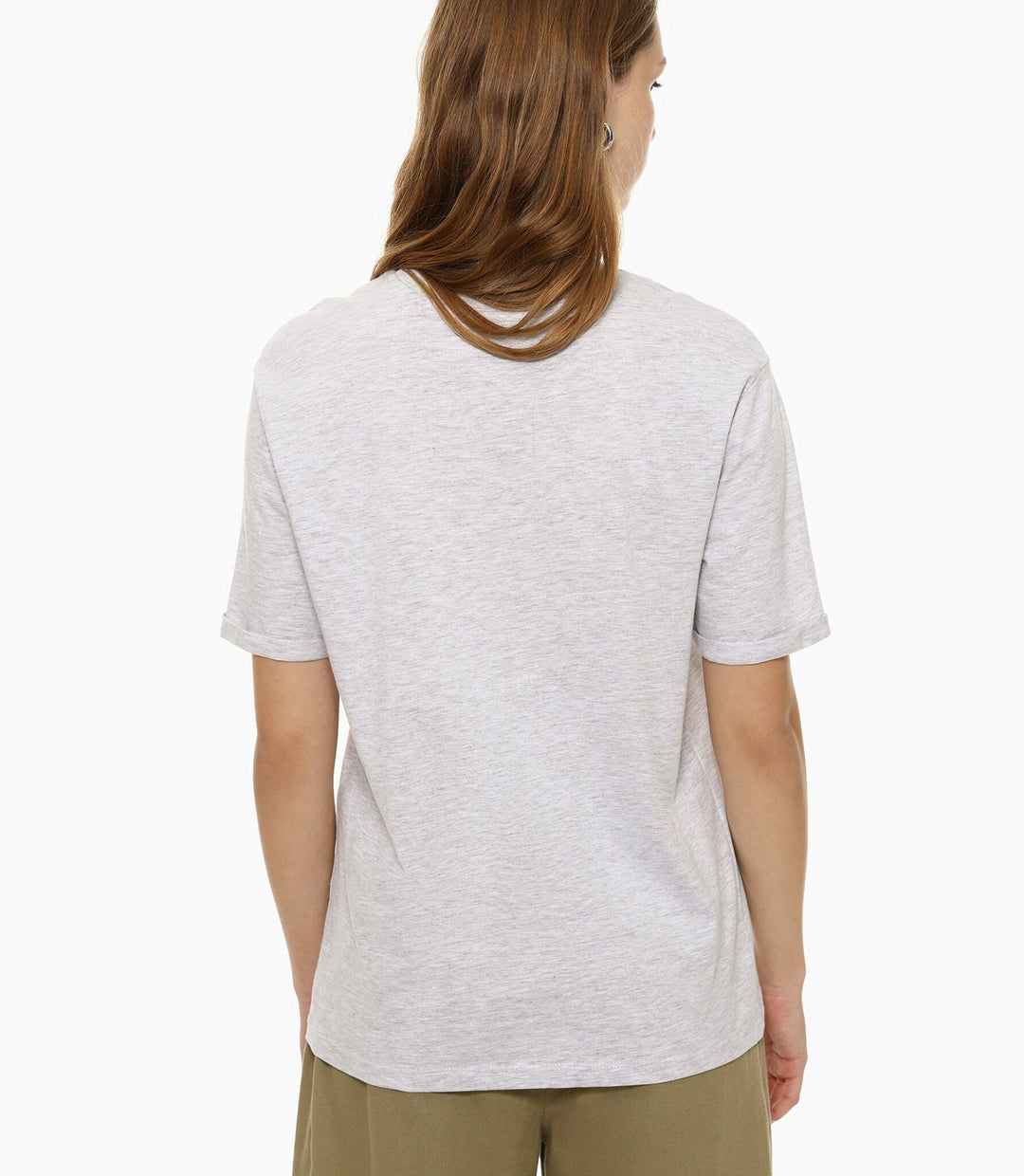 Moudda Lefties - T-Shirt Basique Oversize - Prix (Gris Moyen) - Tunisie 4