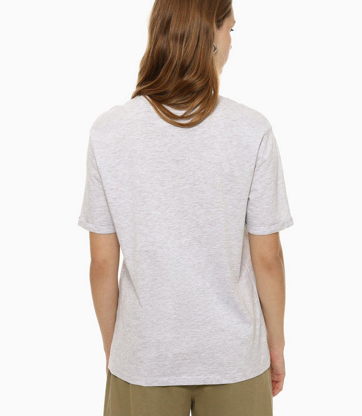 Moudda Lefties - T-Shirt Basique Oversize - Prix (Gris Moyen) - Tunisie 4