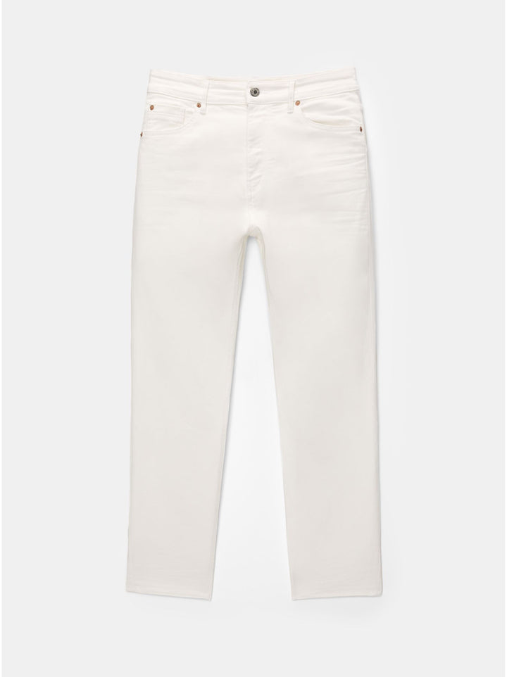 Moudda PULL & BEAR - Pantalon Denim Carrot Blanc - Tunisie 1