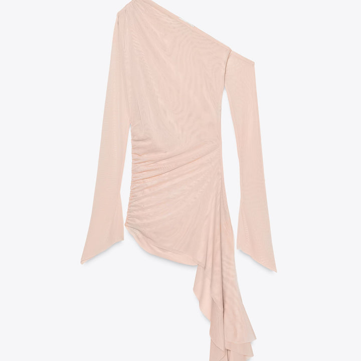 Moudda ZARA - Top Asymétrique - Tulle & Pointes - Tunisie 1