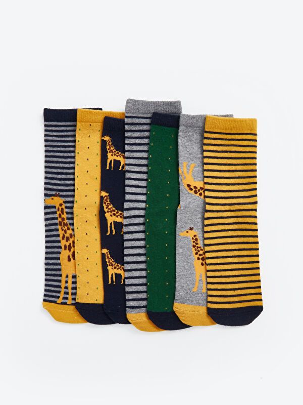 Moudda LC Waikiki - Chaussettes courtes Garçon Fil mélangé teint - Tunisie 2