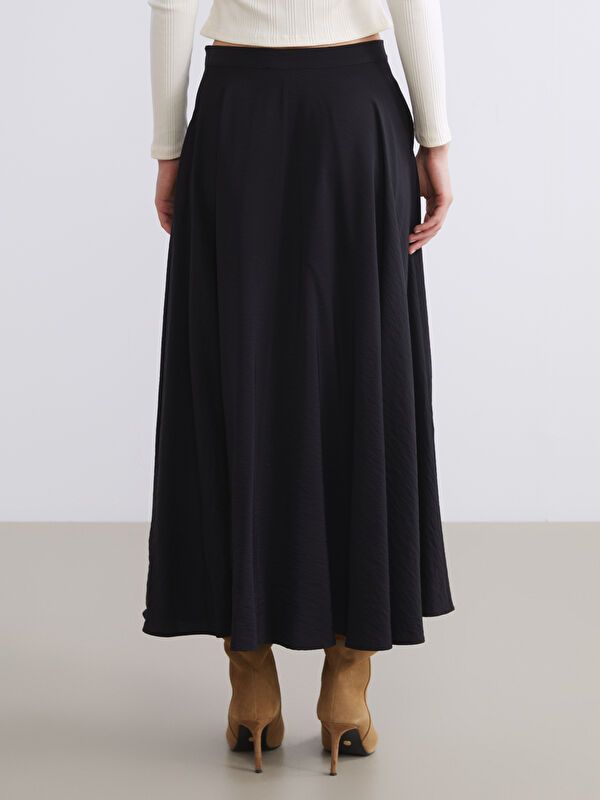 Moudda LC Waikiki - Jupe tissée Femme Noir - Tunisie 4