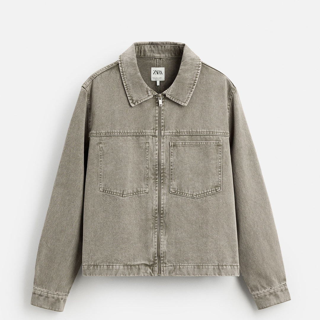 Moudda ZARA - Veste Denim - Fermeture Éclair - Tunisie 1