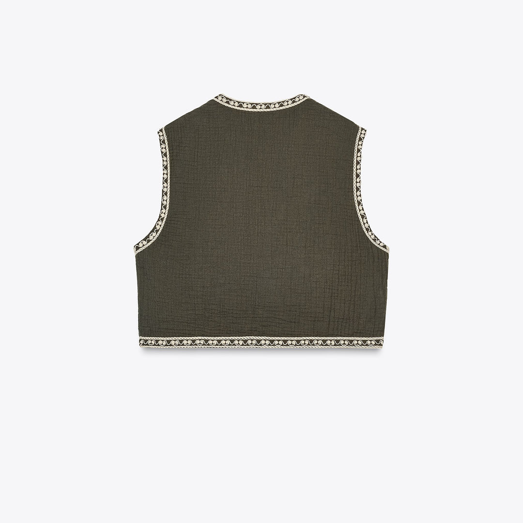 Moudda ZARA - Gilet - Broderies - Tunisie 2