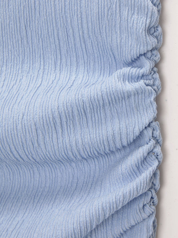 Moudda PULL & BEAR - Robe Longue Bambula Sans Manches Fronces Latérales - Tunisie 3