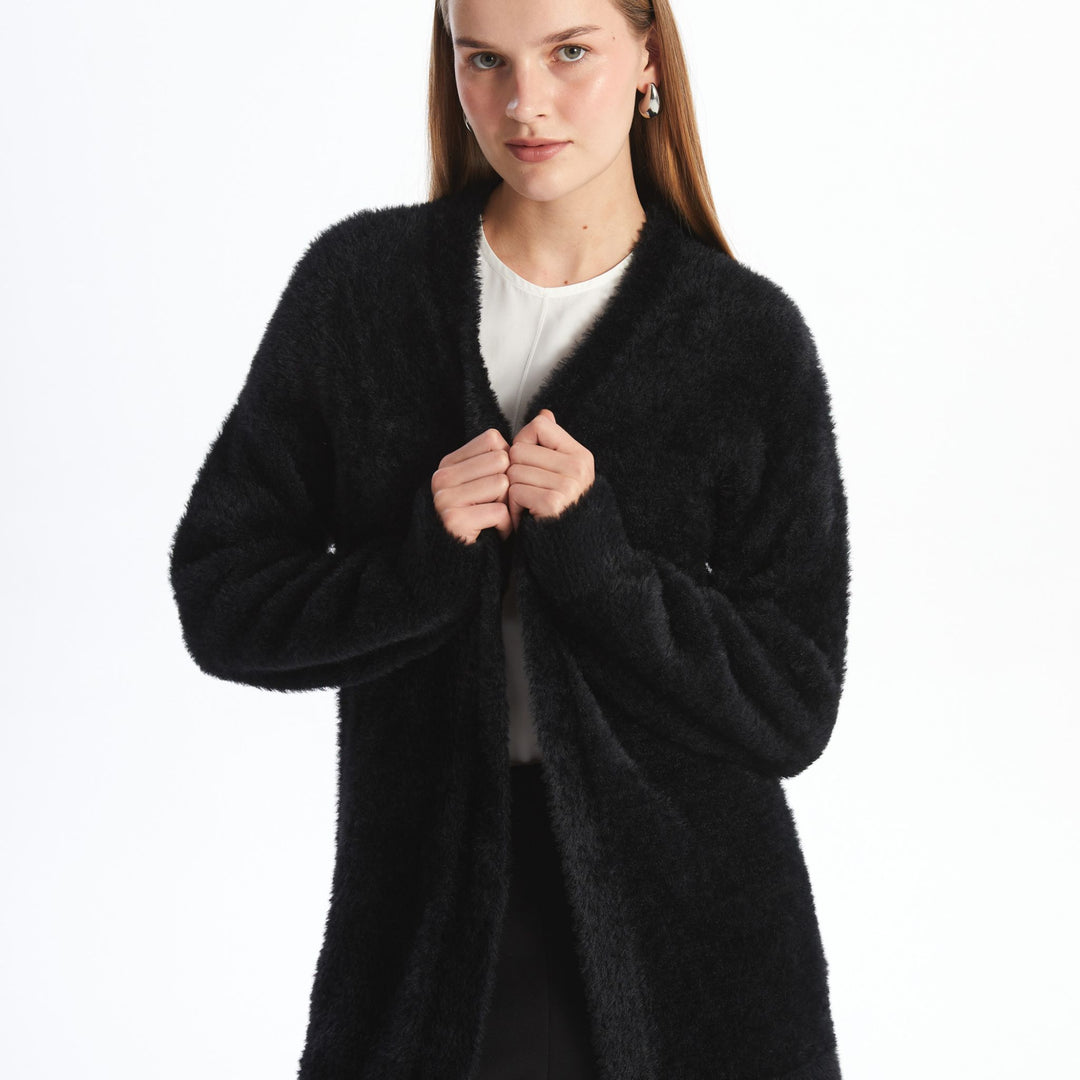 Moudda LC Waikiki - Cardigan en tricot Femme Noir - Tunisie 1