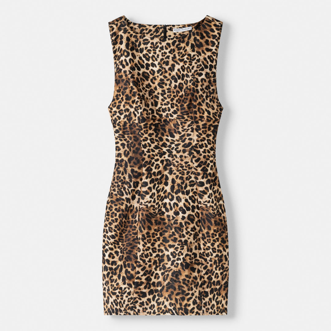 Moudda BERSHKA - Robe courte bengaline manches courtes - Tunisie 1