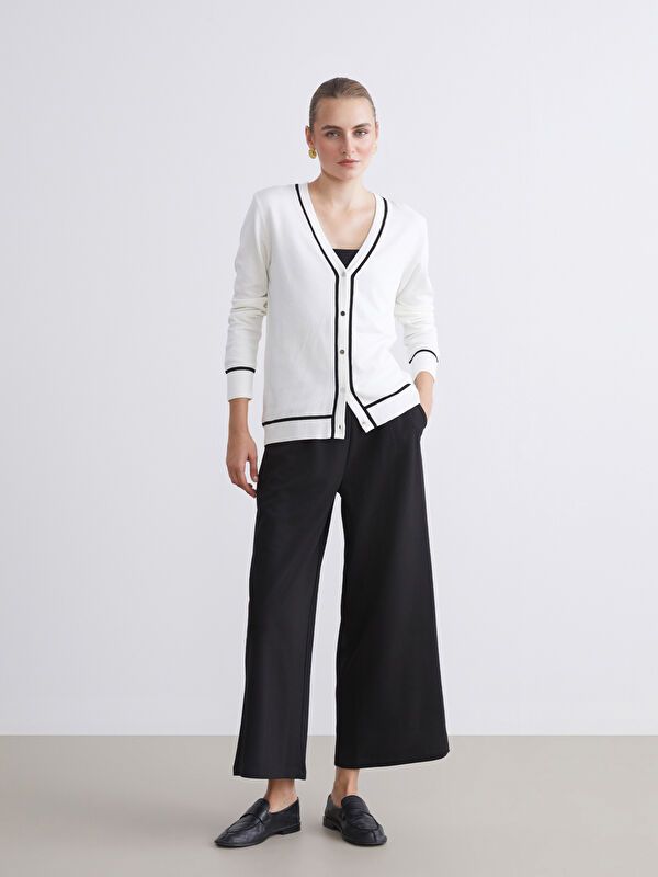 Moudda LC Waikiki - Cardigan fin en tricot Femme Ecru - Tunisie 2