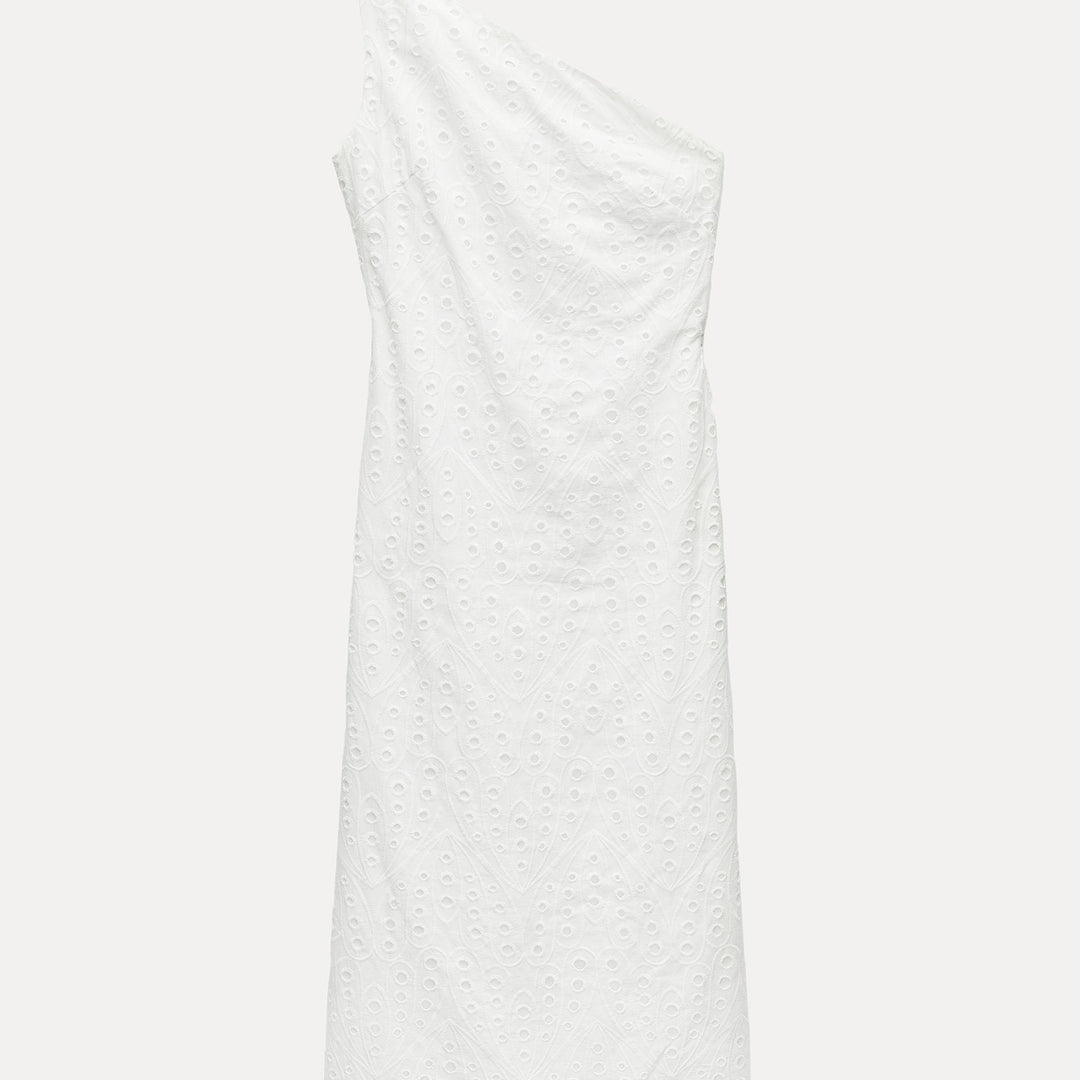 Moudda ZARA - Robe asymétrique Schiffli - Tunisie 1