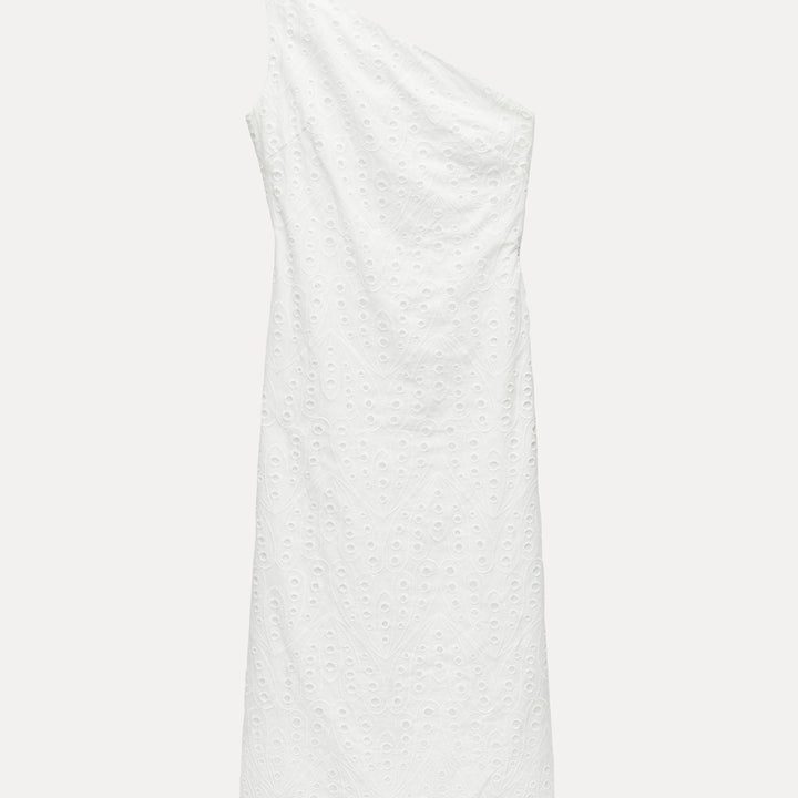 Moudda ZARA - Robe asymétrique Schiffli - Tunisie 1