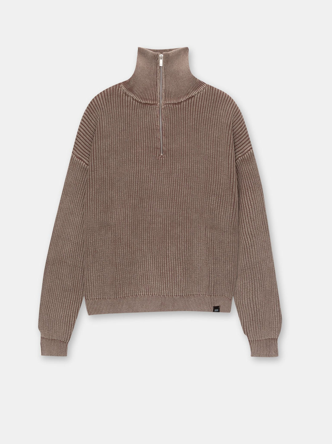 Moudda PULL & BEAR - Pull Manches Longues Demi-Fermeture Acid Boxy - Tunisie 1