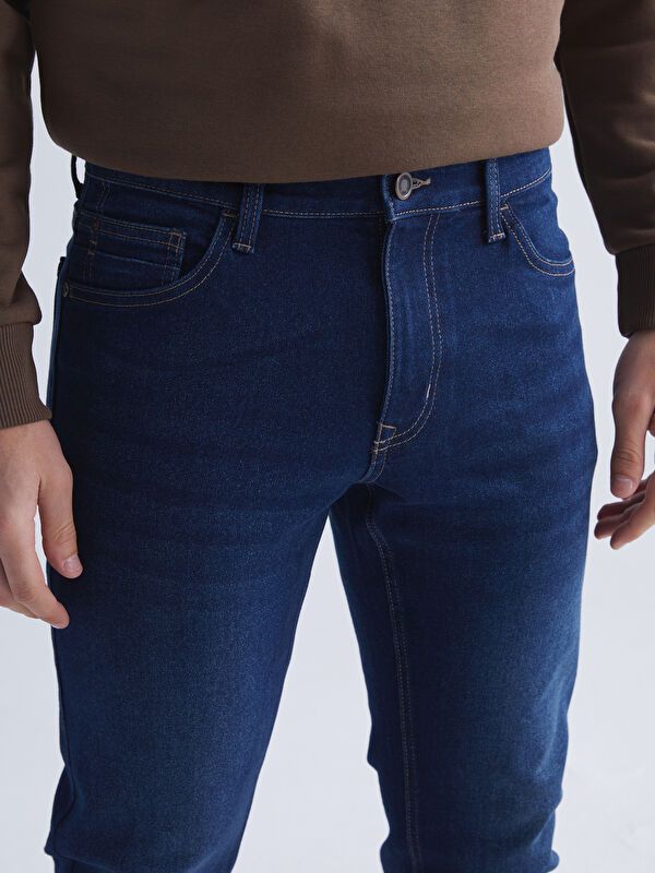 Moudda LC Waikiki - Pantalon jean tissé basique Homme Rodéo noir - Tunisie 3