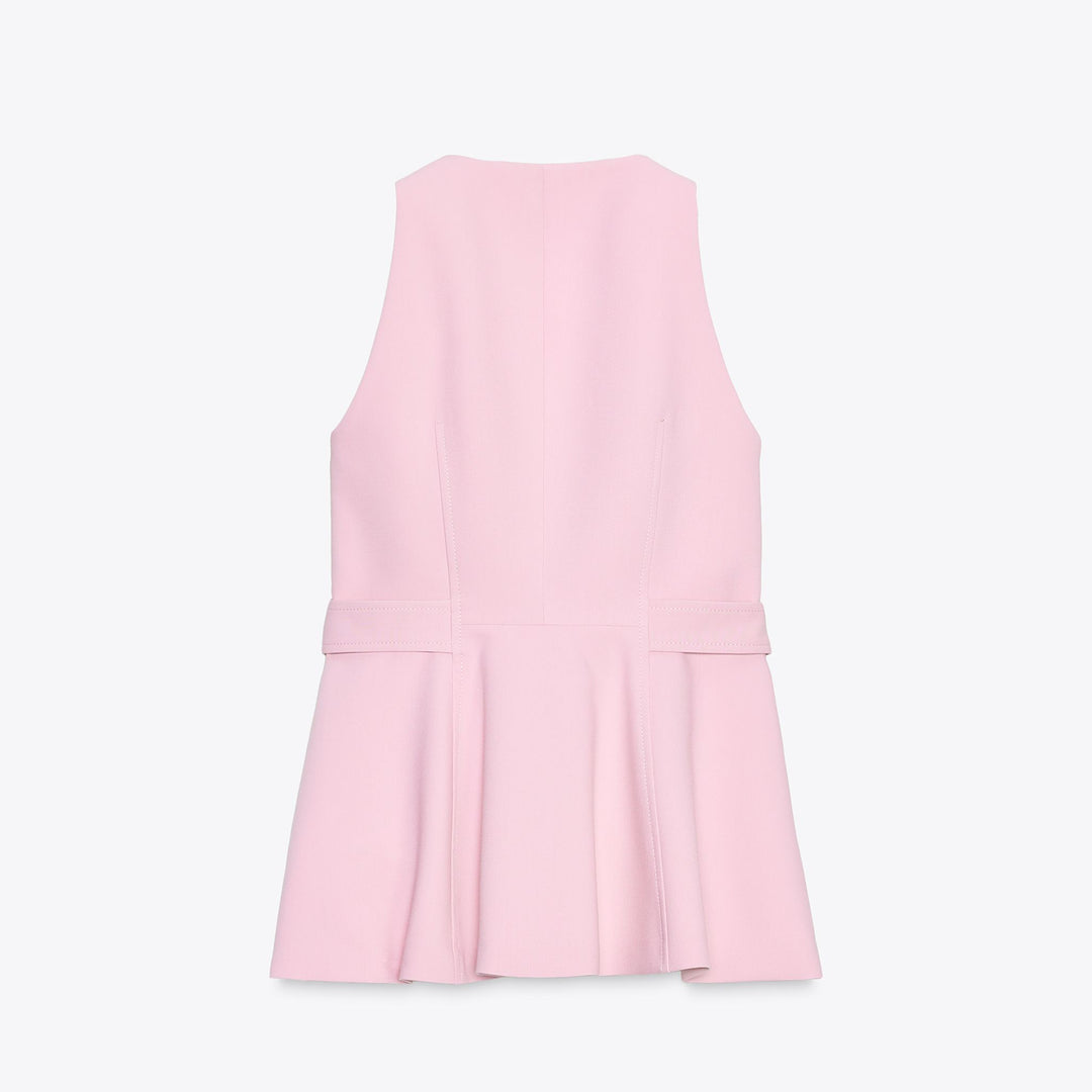 Moudda ZARA - Ensemble Gilet Peplum - Col Rond - Tunisie 2