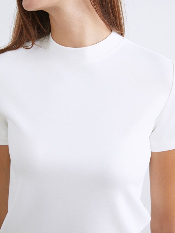 Moudda LC Waikiki - Body basique manches courtes en jersey pour Femme - Tunisie 3