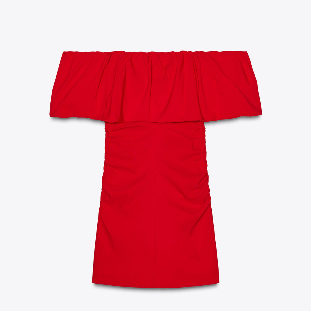 Moudda ZARA - Robe Mini Bengaline - Volant & Off-Shoulder - Tunisie 2