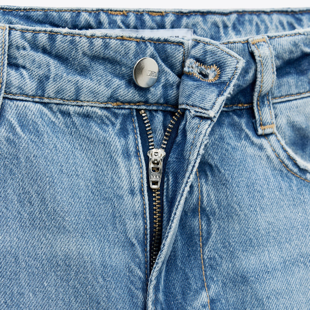 Moudda ZARA - Denim - Taille Haute & Wide Leg - Tunisie 4