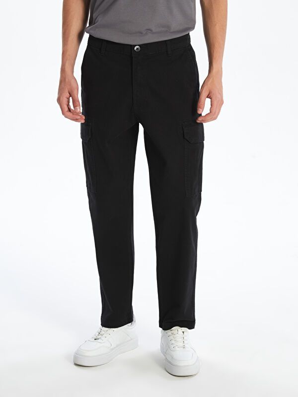 Moudda LC Waikiki - Pantalon cargo tissé Homme Noir - Tunisie 2