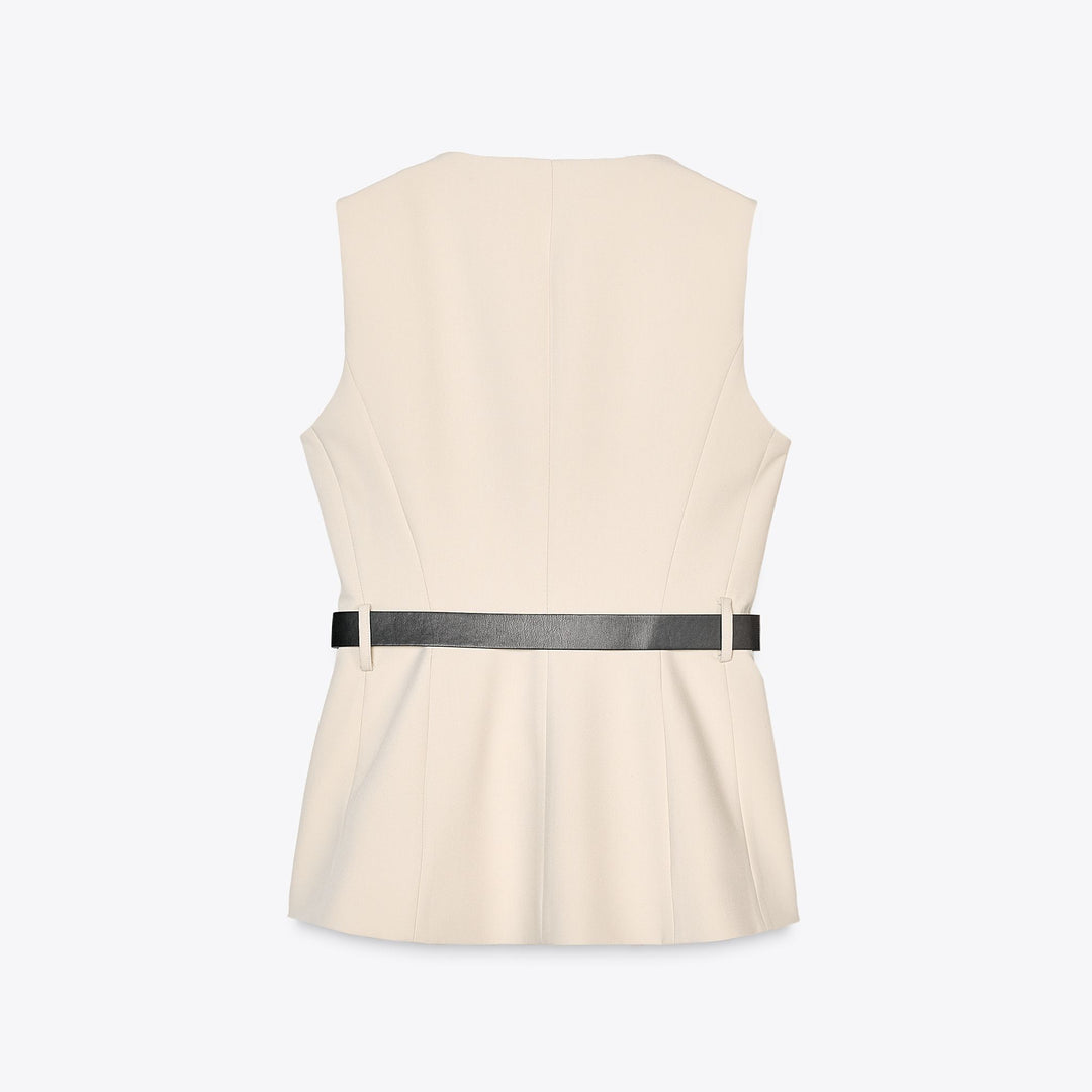 Moudda ZARA - Ensemble Gilet Long - Ceinture - Tunisie 2