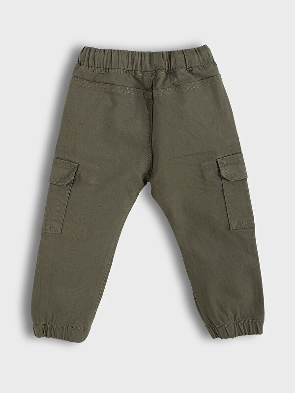 Moudda LC Waikiki - Pantalon tissé épais basique Garçon Kaki - Tunisie 2