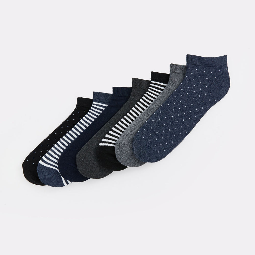 Moudda LC Waikiki - Chaussettes pour sneakers Homme Fil mélangé teint - Tunisie 2