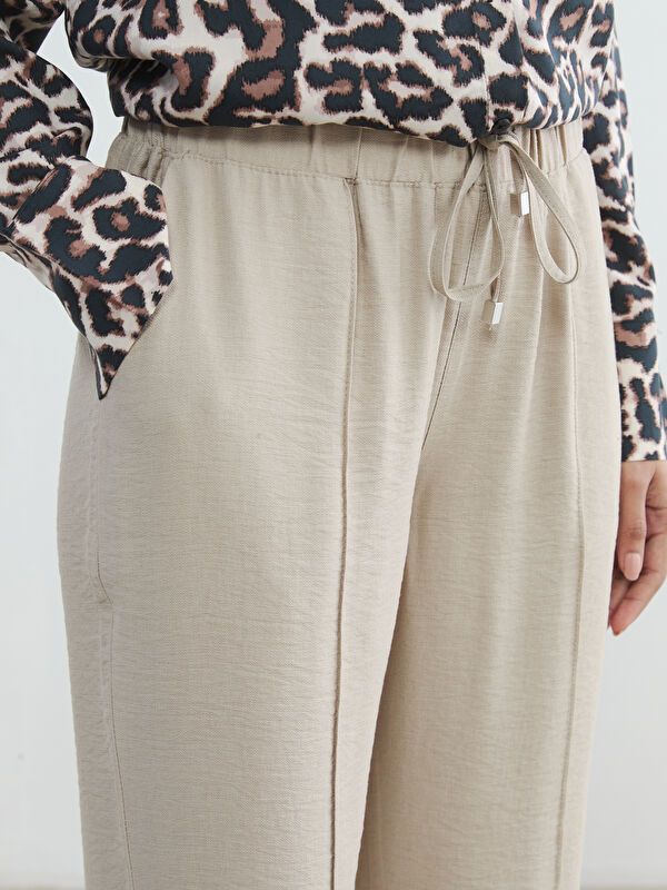 Moudda LC Waikiki - Pantalon fin en tissu pour Femme - Tunisie 3