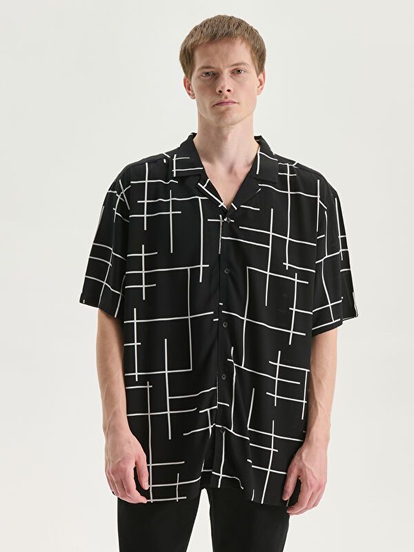 Moudda LC Waikiki - Chemise imprimée manches courtes en tissu tissé pour Homme - Tunisie 1