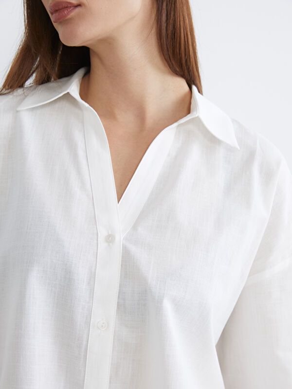 Moudda LC Waikiki - Chemise manches longues en tissu pour Femme - Tunisie 3