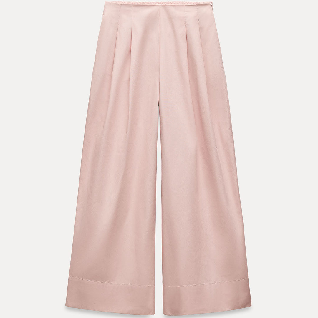 Moudda ZARA - Set pantalon ample plissé popeline - Tunisie 2