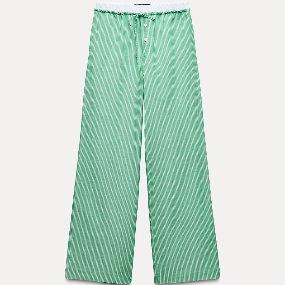 Moudda ZARA - Pantalon pyjama rayé taille boxer - Tunisie 1