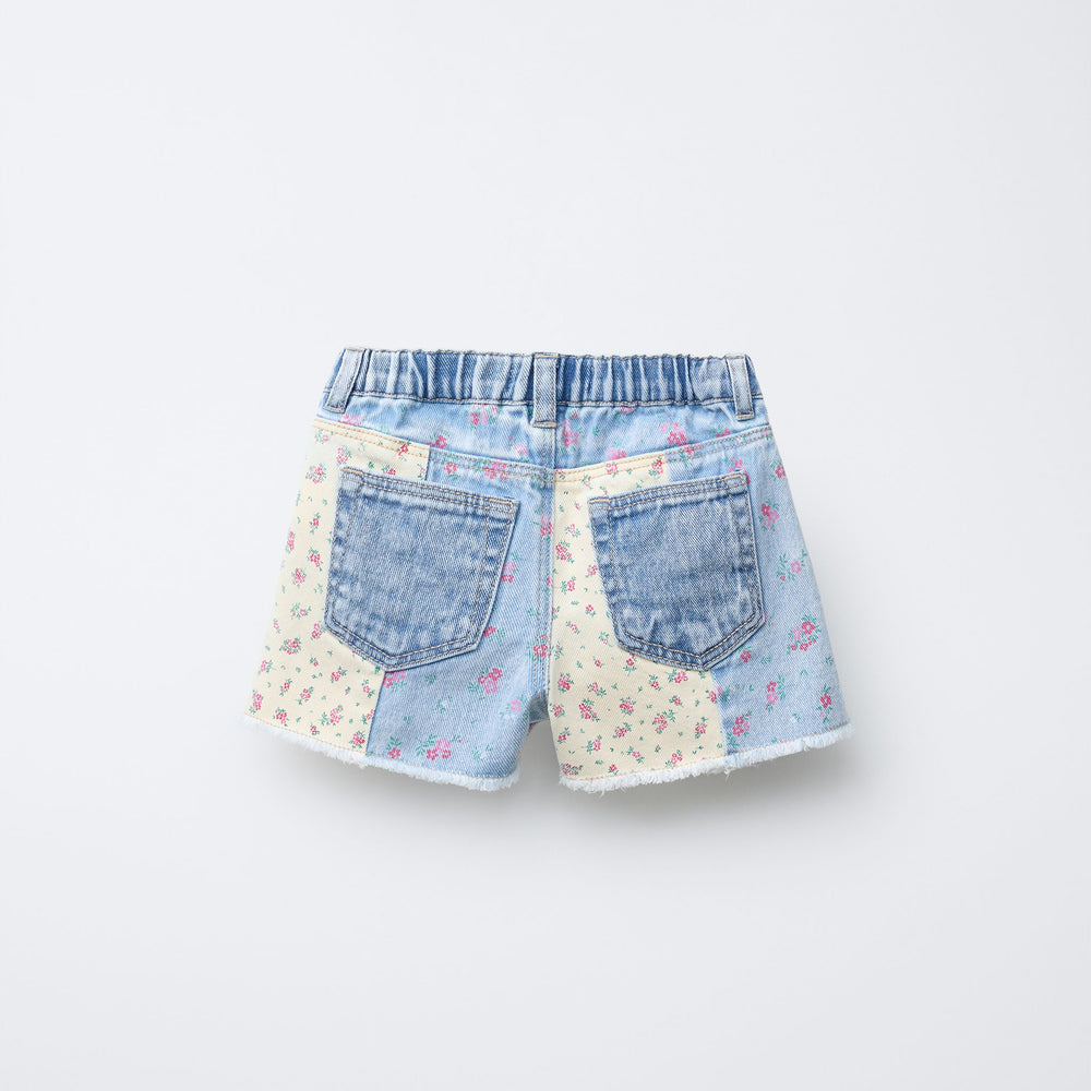 Moudda ZARA - Bermuda Denim Enfant - Patchs Fleurs - Tunisie 2