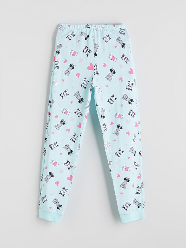 Moudda LC Waikiki - Pyjama en jersey manches longues moyen Fille Lilas - Tunisie 5