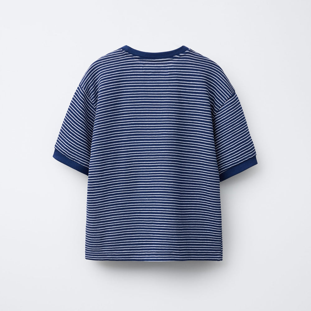 Moudda ZARA - T-Shirt - Maille Coupée & Jacquard Rayures - Tunisie 2