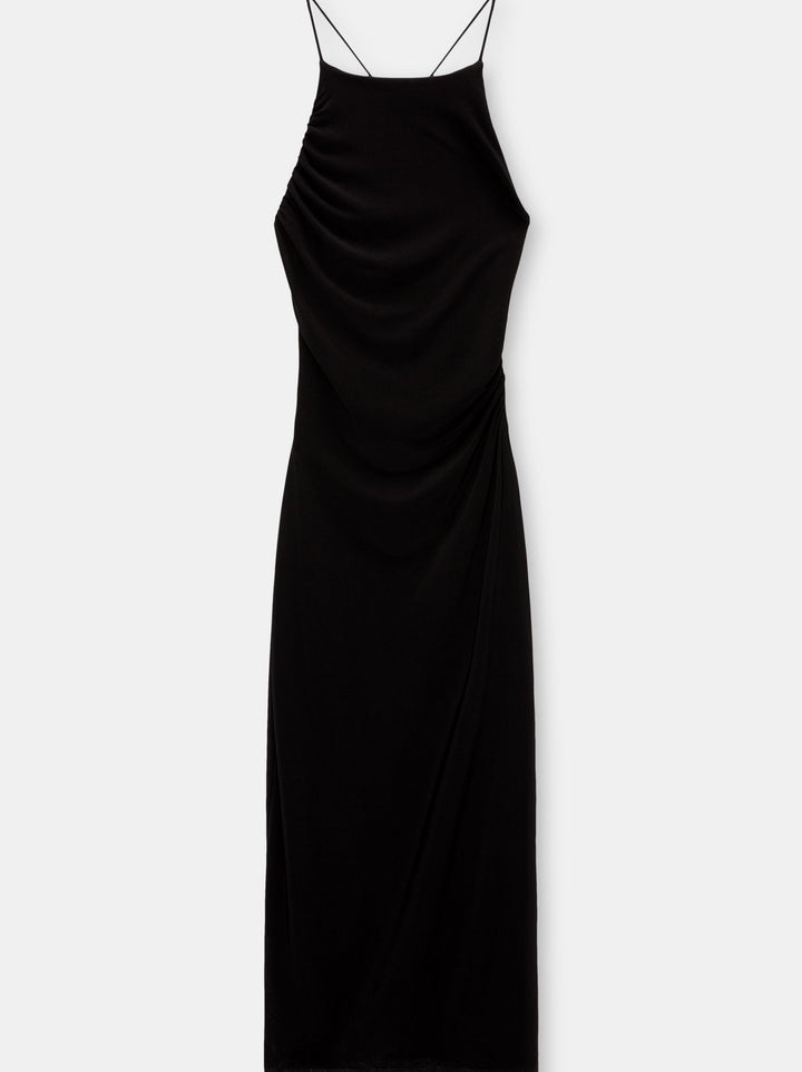 Moudda PULL & BEAR - Robe Midi Bretelle Asymétrique Dos Croisé - Tunisie 3