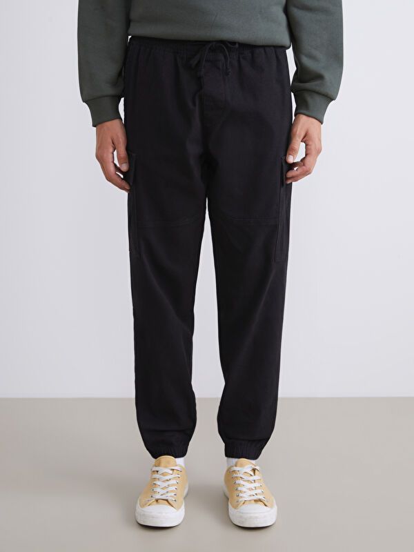 Moudda LC Waikiki - Pantalon cargo tissé Homme Noir - Tunisie 2