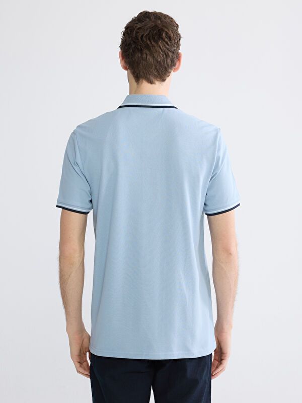 Moudda LC Waikiki - T-shirt col polo basique manches courtes en jersey - Tunisie 4