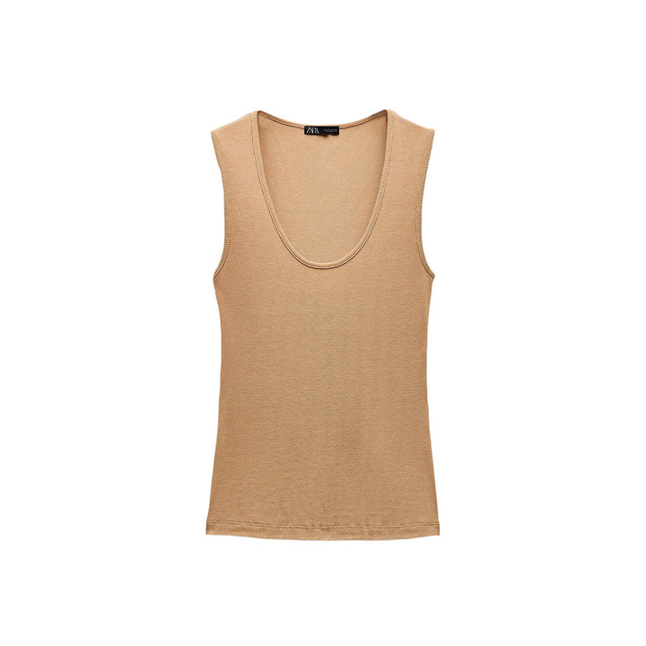 Moudda ZARA - T-shirt Côtelé Viscose et Polyester - Tunisie 3