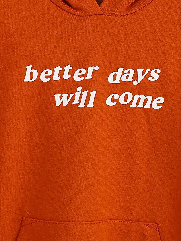 Moudda LC Waikiki - Sweatshirt en jersey Garçon Orange brûlée - Tunisie 4