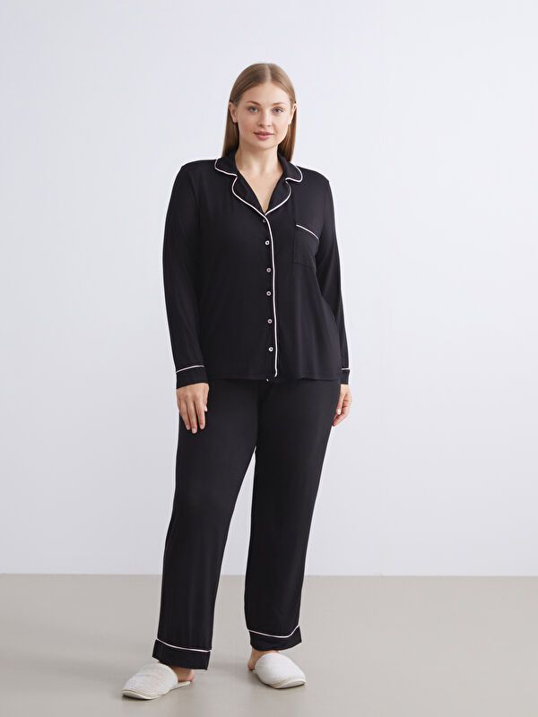 Moudda LC Waikiki - Pyjama en jersey à manches longues pour Femmes - Tunisie 4