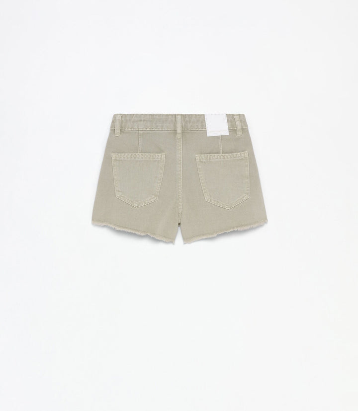 Moudda Lefties - Short A-Line Denim - Effet Déchiré & Broderie Fille D5 - Tunisie 3