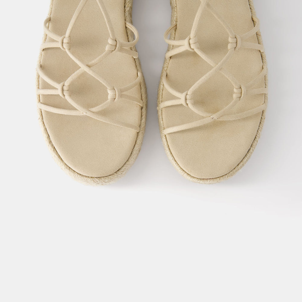 Moudda BERSHKA - Sandales lacées semelle en yute - Tunisie 2