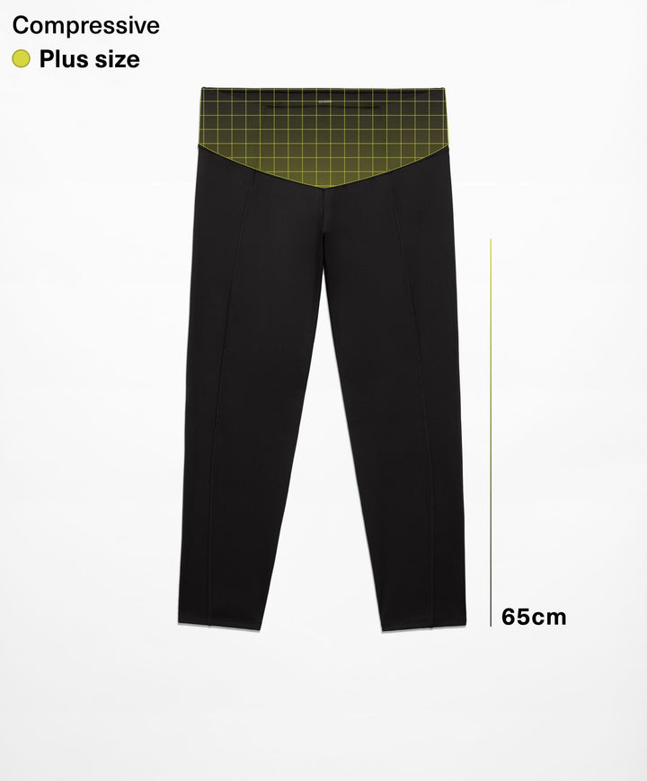 Moudda Oysho - Legging compressif grande taille taille haute longueur cheville - Tunisie 1