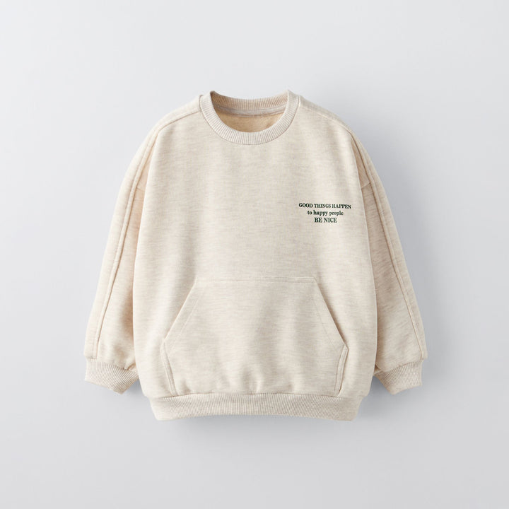 Moudda ZARA - Sweat enfant imprimé "Love", empiècement vigoureux - Tunisie 2