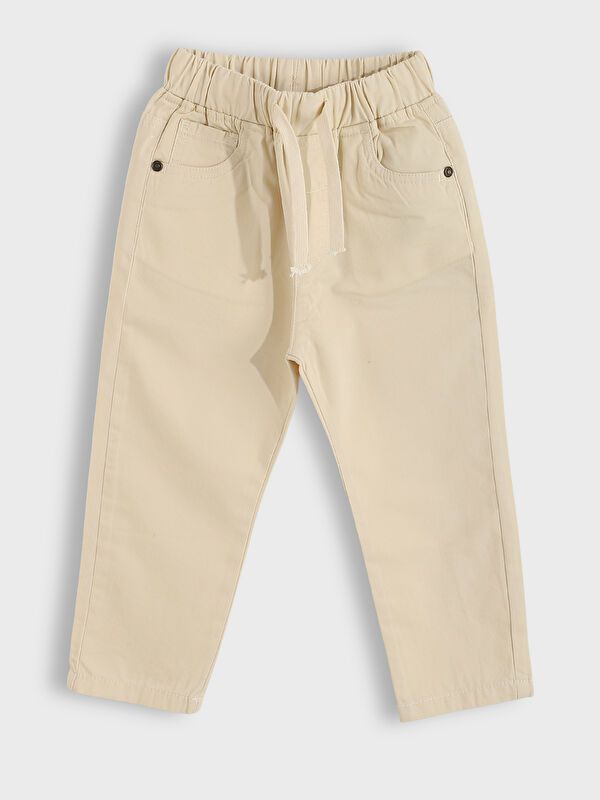 Moudda LC Waikiki - Pantalon tissé épais basique Garçon Beige - Tunisie 1