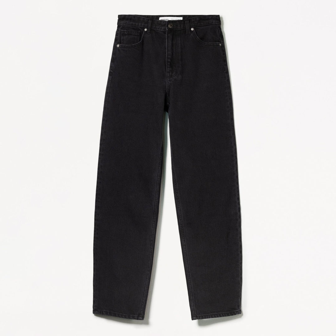 Moudda BERSHKA - Jean Mom - Taille Haute & Tissu Confort - Tunisie 1