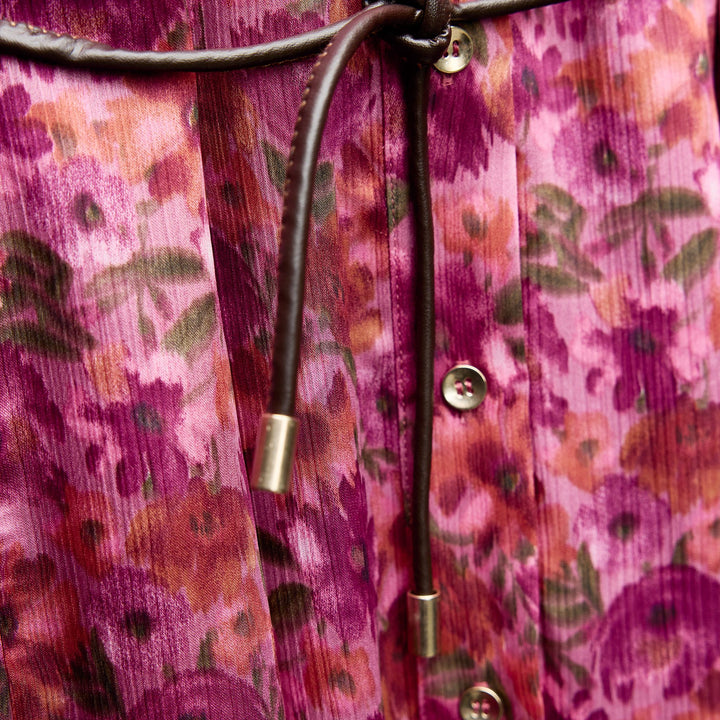 Moudda ZARA - Robe à ceinture similicuir ronde stoppeur doré - Tunisie 4