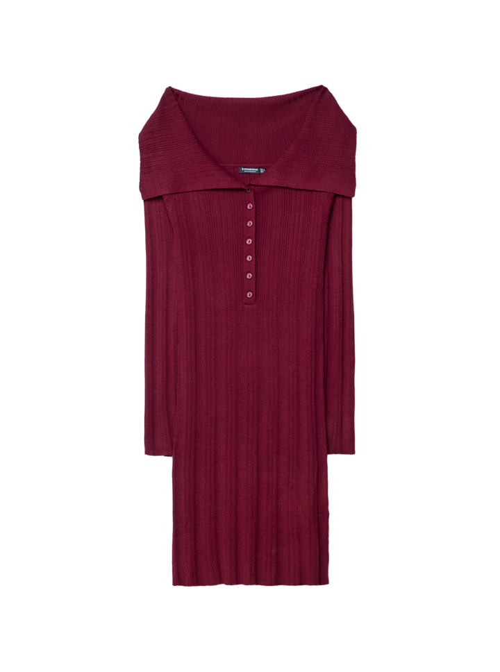 Moudda STRADIVARIUS - Robe en Maille Mini Encolure Bateau - Tunisie 1