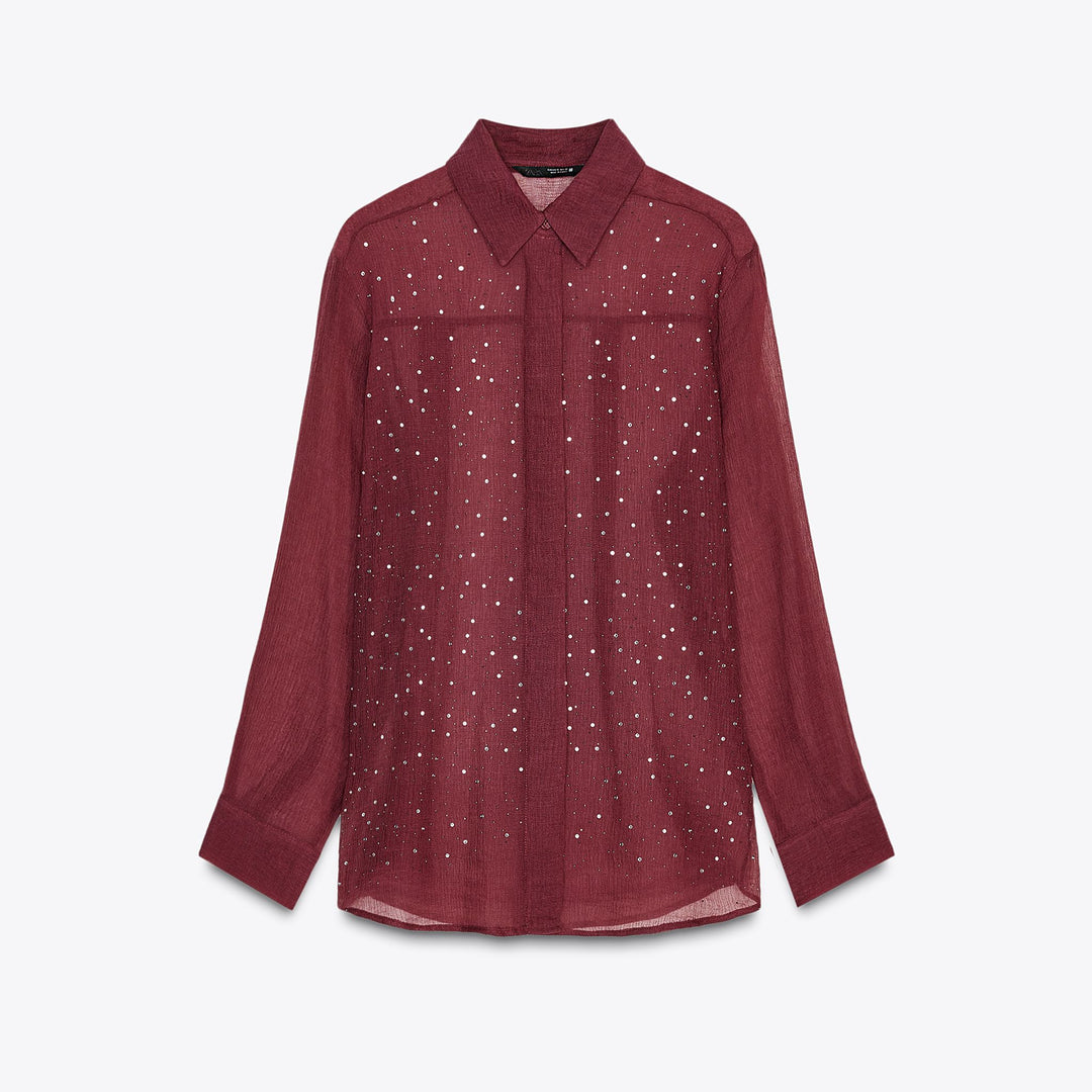 Moudda ZARA - Chemise - Strass & Manches Longues - Tunisie 1