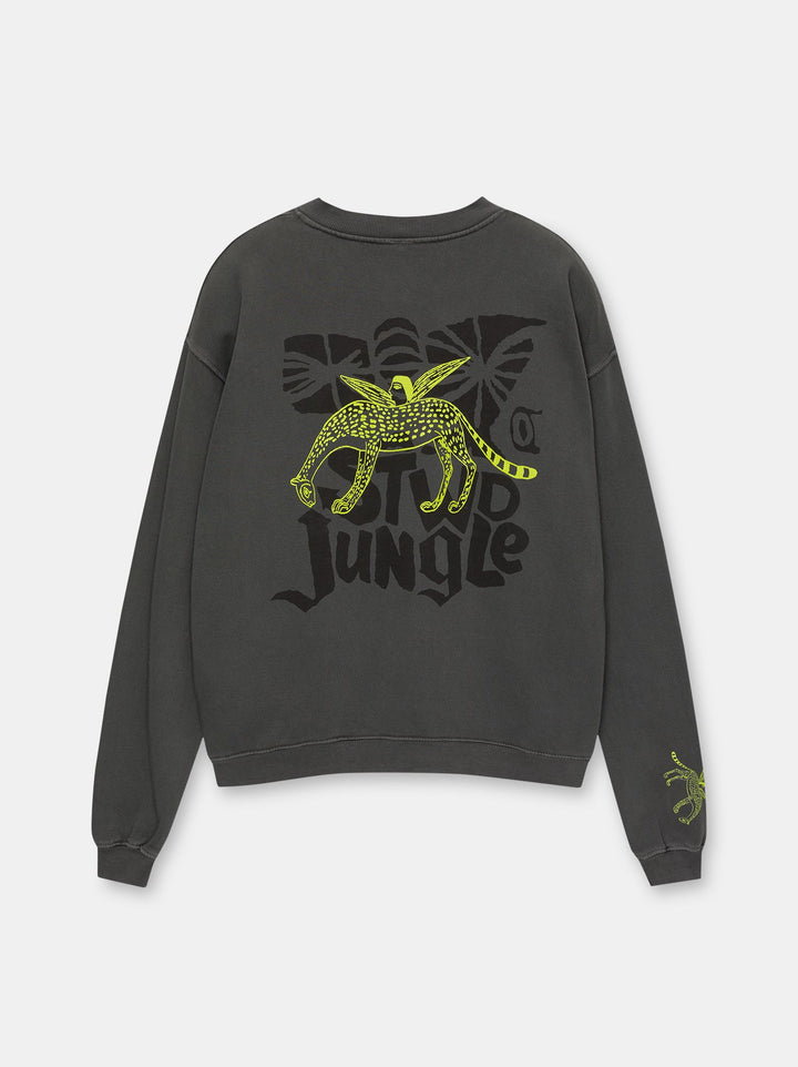 Moudda PULL & BEAR - Sweat à Capuche Lavé Imprimé Jungle - Tunisie 1